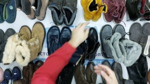 40292 Обувь зимняя, 6пак, scarpe invernale, секонд (cream/extra) оптом