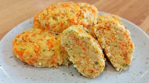 ДИЕТИЧЕСКИЕ РЫБНЫЕ КОТЛЕТЫ из хека с морковью и укропом, приготовленные на пару