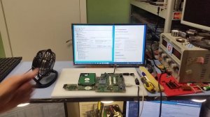 Матплата Asus X553MA заказ 19156- контрольный запуск.