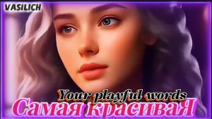 Your playful words (кавер-версия моей песни "Самая красивая", на английском)