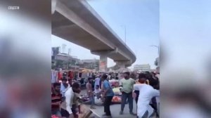 Последствия землетрясения в Бангладеш попали на видео