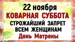 22 ноября - День Матрены Зимней! Что нельзя делать сегодня по народным приметам?