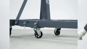 Стенд для разбора двигателей г/п 900 кг, с редуктором KraftWell