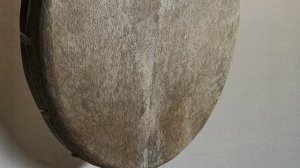 Шаманский бубен 60 см с шерстью