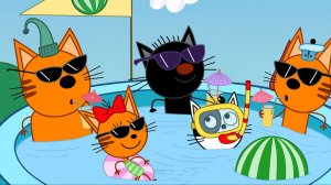 Смотреть Три Кота | Веселые приключения  Коржика, Компота и Карамельки | Три Кота Мультфильм Онлайн