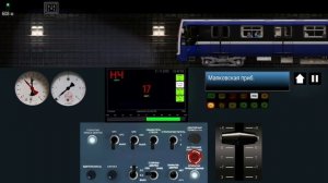 Симулятор ленинградского метро 2д Вагон метро Юбилейный на Невско Василиостровской линии