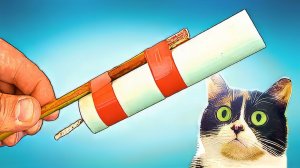 КАК СДЕЛАТЬ ЛЕТАЮЩУЮ РАКЕТУ!