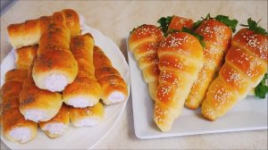 Что приготовить на Новый Год . Рожки с САЛАТОМ и ЗЕФИРНЫМ кремом