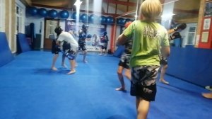 Пятничные спарринги в детской группе Кэмпо-ММА