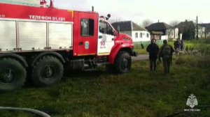 Пожар с. Банищи Льговский р-н