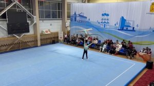 Смешанная пара 14+ лет, Айрапетян Варвара и Максютов Кирилл, КРСДМОО, Балансовое упражнение