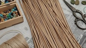 Покраска Бумажной Лозы Морилкой | Быстро, Дешево, Эффективно! | Основа для плетения