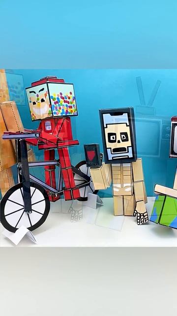 Собрала Бумажные Фигурки Брейнрот монстров смотреть онлайн