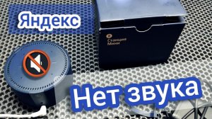 Яндекс станция Мини нет звука/ ремонт звука.
