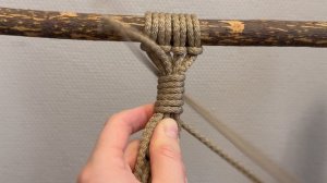 Базовые узлы в технике макраме