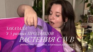 Заказала Растения с WB у 5 разных продавцов || находки и разочарование