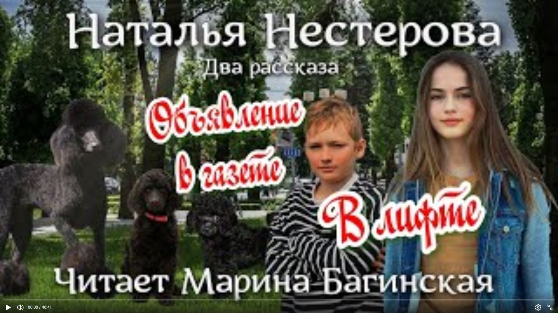 Аудиокнига Наталья Нестерова _Объявление в газете_, _В лифте_ Читает Марина Багинская