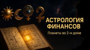 Астрология Финансов. Планеты во 2-м доме (Дхана Бхава)