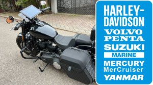 Морской дисплей Raymarine на Harley Davidson