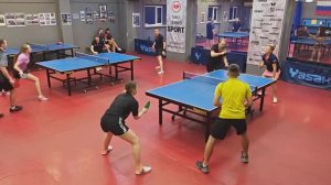 II ф. Чирков/Морозова (1330) - Гуреев/Славинская (1011) настольный теннис Парный турнир 16.11 СПб