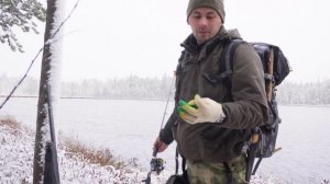Охота в ноябрьскую  метель. Добыл мясо на суп