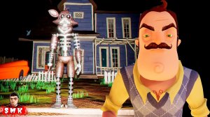 ШОУ ПРИВЕТ СОСЕД!ОЧЕНЬ СТРАШНЫЙ ФОКСИ!ИГРА HELLO NEIGHBOR ПРОХОЖДЕНИЕ МОДА Foxy Reignited!КОШМАРЫ!