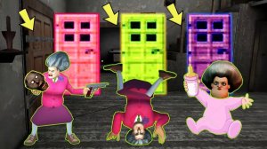 ВЫБЕРИ ПРАВИЛЬНУЮ ДВЕРЬ БАБКИ ГРЕННИ ЧТОБЫ ВЫЖИТЬ В МАЙНКРАФТ   СЕКРЕТНАЯ ДВЕРЬ GRANNY MINECRAFT