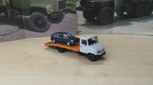 Обзор модели Зил-5301 Эвакуатор, масштаб 1:43, "Наши грузовики"