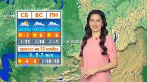 Прогноз погоды на 22 ноября в Новосибирске