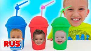 Дети играют с Крисом! Ники и Влад. Видео для детей!