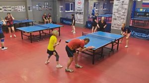 II ф. Остроумов/Бурикова (1194) - Чирков/Морозова (1330) настольный теннис Парный турнир 16.11 СПб