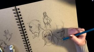 ASMR Quietly Sketching Next to You (no talking)