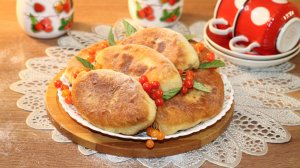 Пирожки на кефире с яблочной начинкой