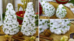 Настольные ёлочки своими руками. Простой в исполнении декор к Новому году