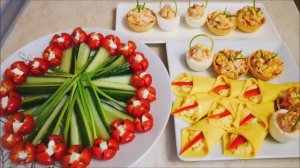 Легкие ЖЕНСКИЕ закуски на праздничный стол ЗАКУСКИ на праздник