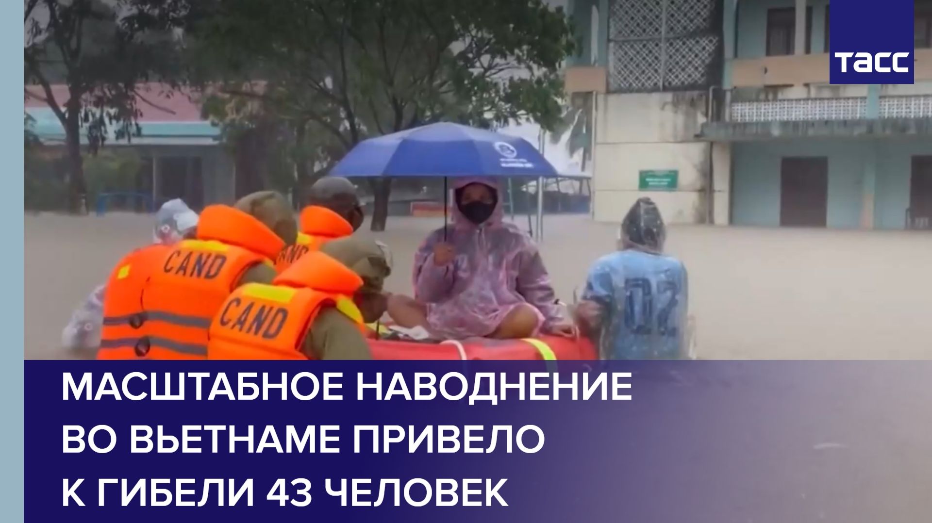 Масштабное наводнение во Вьетнаме привело к гибели 43 человек