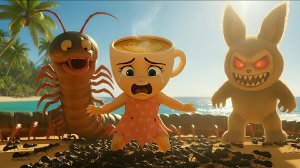 Спасение ребенка Балерины Капучины от злых заговорщиков. Лабубу проти Балерины Капучины