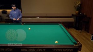 Как всегда забивать бортовые свояки в русском бильярде