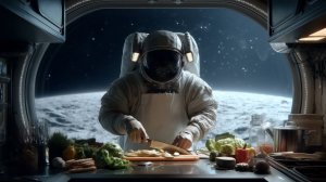 Высокая кухня: экипаж МКС устроил на орбите кулинарный поединок