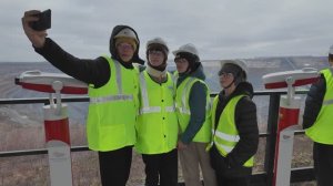 Губкинские школьники побывали на экскурсии на Лебединском ГОКе