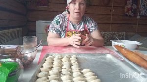 21-11-2025. Жизнь в деревне.Стряпаю вареники с картошкой, ушки с грибами. 1 часть.