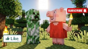 Peppa Pig in minecraft