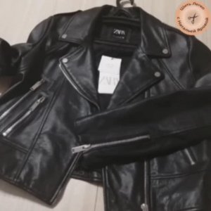 Как укоротить рукава с молниями на кожаной куртке