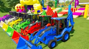 МУЛЬТИКИ ПРО ГРУЗОВИКИ И ДЕТСКИЕ ТРАКТОРА НА ФЕРМЕ 🚜 ИГРУШЕЧНЫЕ МАШИНКИ ДЛЯ ДЕТЕЙ 🚜 КАТАЕМСЯ 🚜