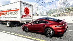 Автокатастрофы на высокой скорости #267 - BeamNG Drive