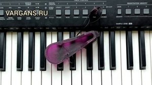 Титановый варган, хомус пурпурный - Лоза В1, Си - VARGANS