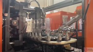 Испытания автомата выдува ПЭТ бутылок для бытовой химии