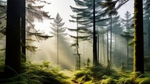 Звук природы. Птицы. Пение соловья в утреннем лесу