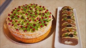 ЗАКУСОЧНЫЙ торт на Новый Год и ПЕЧЕНОЧНЫЙ паштет Закуски на новогодний стол
