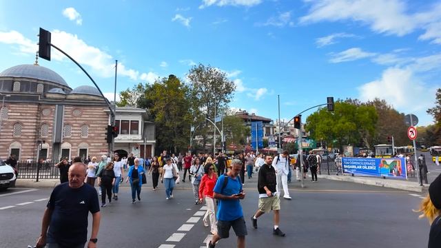 Турция. Прогулка по району Бешикташ в Стамбуле в формате 4К